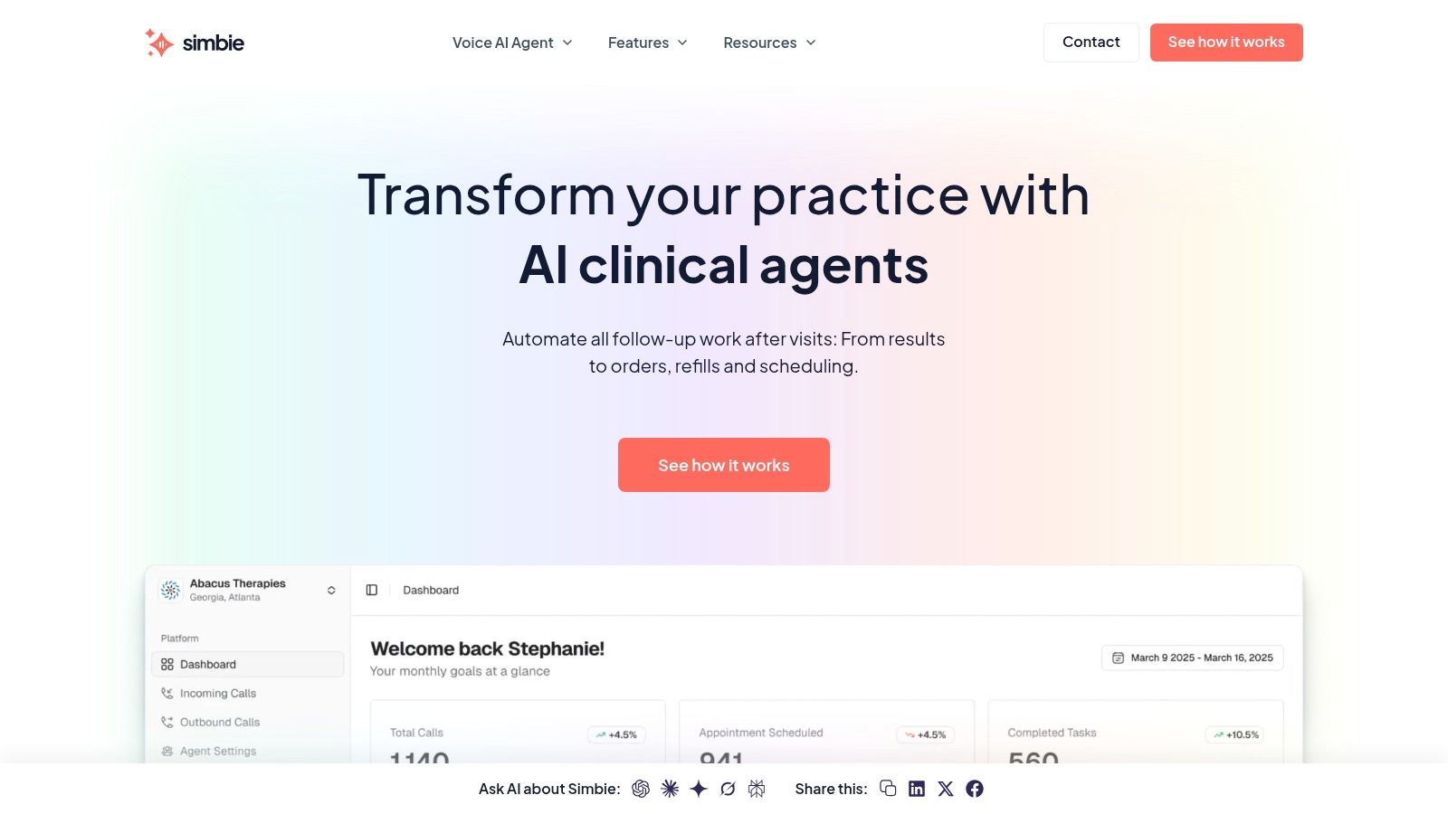 Screenshot from https://www.simbie.ai